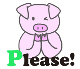 ABC and good friends sticker #7006146