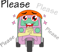 TukTuk English Version sticker #7006468