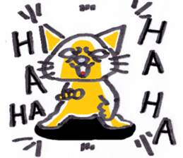 yuruneko kotets sticker #7007147