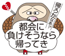 Owl's Heartwarming messages sticker #7007576