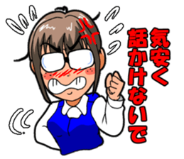 positive and negative sticker #7007606