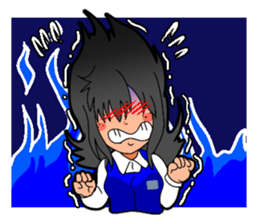 positive and negative sticker #7007614