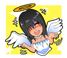 positive and negative sticker #7007617