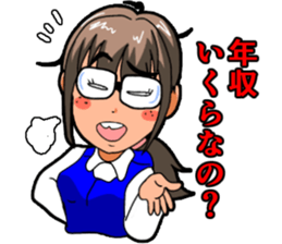 positive and negative sticker #7007620