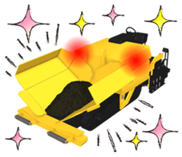 Construction Equipments at a site sticker #7007636