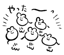 strong and cute animals sticker #7007698
