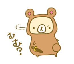 BUSHI KUMA sticker #7007785