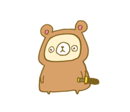 BUSHI KUMA sticker #7007812