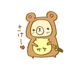 BUSHI KUMA sticker #7007821