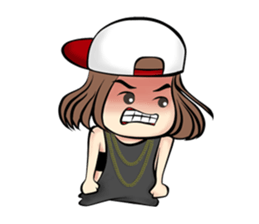 B-girl sticker #7008065