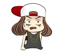 B-girl sticker #7008068