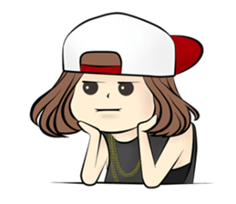 B-girl sticker #7008069