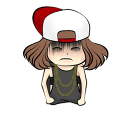 B-girl sticker #7008070