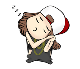 B-girl sticker #7008071