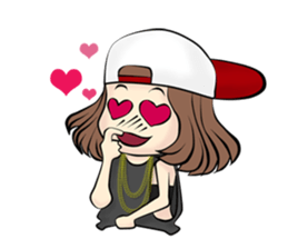 B-girl sticker #7008076