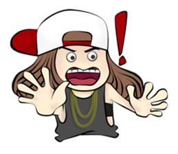 B-girl sticker #7008078