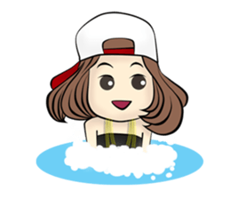 B-girl sticker #7008080