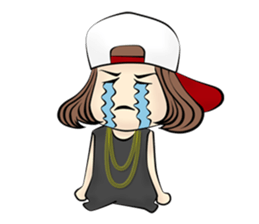 B-girl sticker #7008081