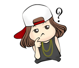 B-girl sticker #7008082