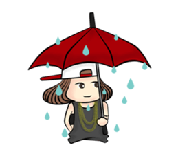 B-girl sticker #7008086