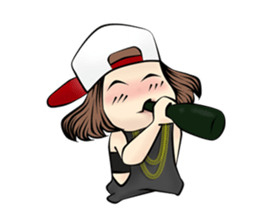 B-girl sticker #7008089