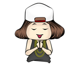 B-girl sticker #7008092