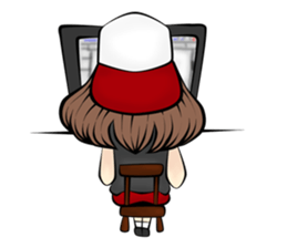 B-girl sticker #7008096