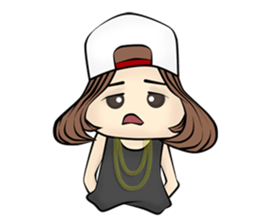 B-girl sticker #7008099