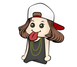B-girl sticker #7008100
