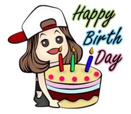 B-girl sticker #7008101