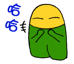 Big Tooth Baby hi sticker #7008186