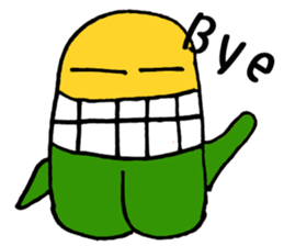 Big Tooth Baby hi sticker #7008187
