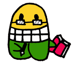 Big Tooth Baby hi sticker #7008208