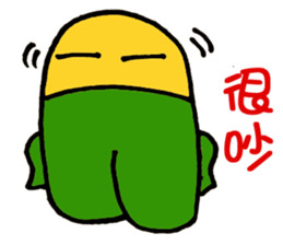 Big Tooth Baby hi sticker #7008221