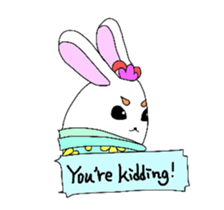 Kimono rabbit sticker #7008228