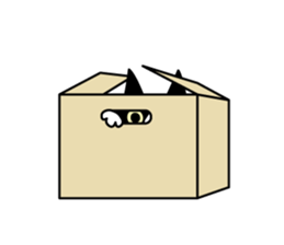 Mask and Mantle Cat sticker #7008321