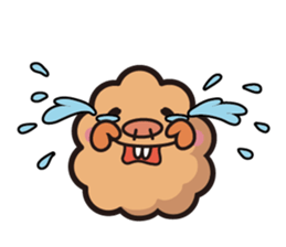 Mysterious creature Mog-chan sticker #7008544