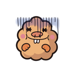 Mysterious creature Mog-chan sticker #7008545