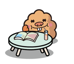 Mysterious creature Mog-chan sticker #7008565