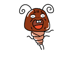 Cockroaches Man sticker #7008765