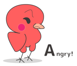 Single word Chick English version sticker #7008809