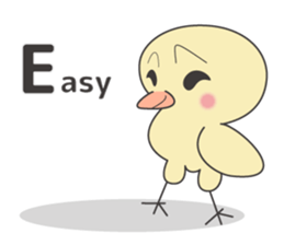 Single word Chick English version sticker #7008816