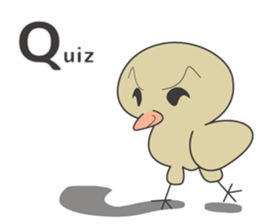 Single word Chick English version sticker #7008830