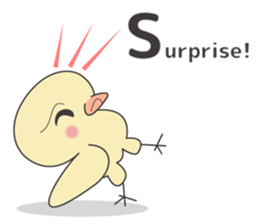 Single word Chick English version sticker #7008833