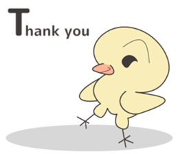 Single word Chick English version sticker #7008835