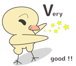 Single word Chick English version sticker #7008837