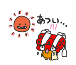 Festival of Japan,Futon daiko sticker #7009378