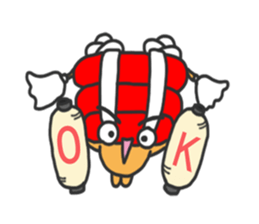 Festival of Japan,Futon daiko sticker #7009382