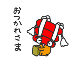 Festival of Japan,Futon daiko sticker #7009403