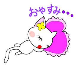 Cute everyday cat sticker #7009895